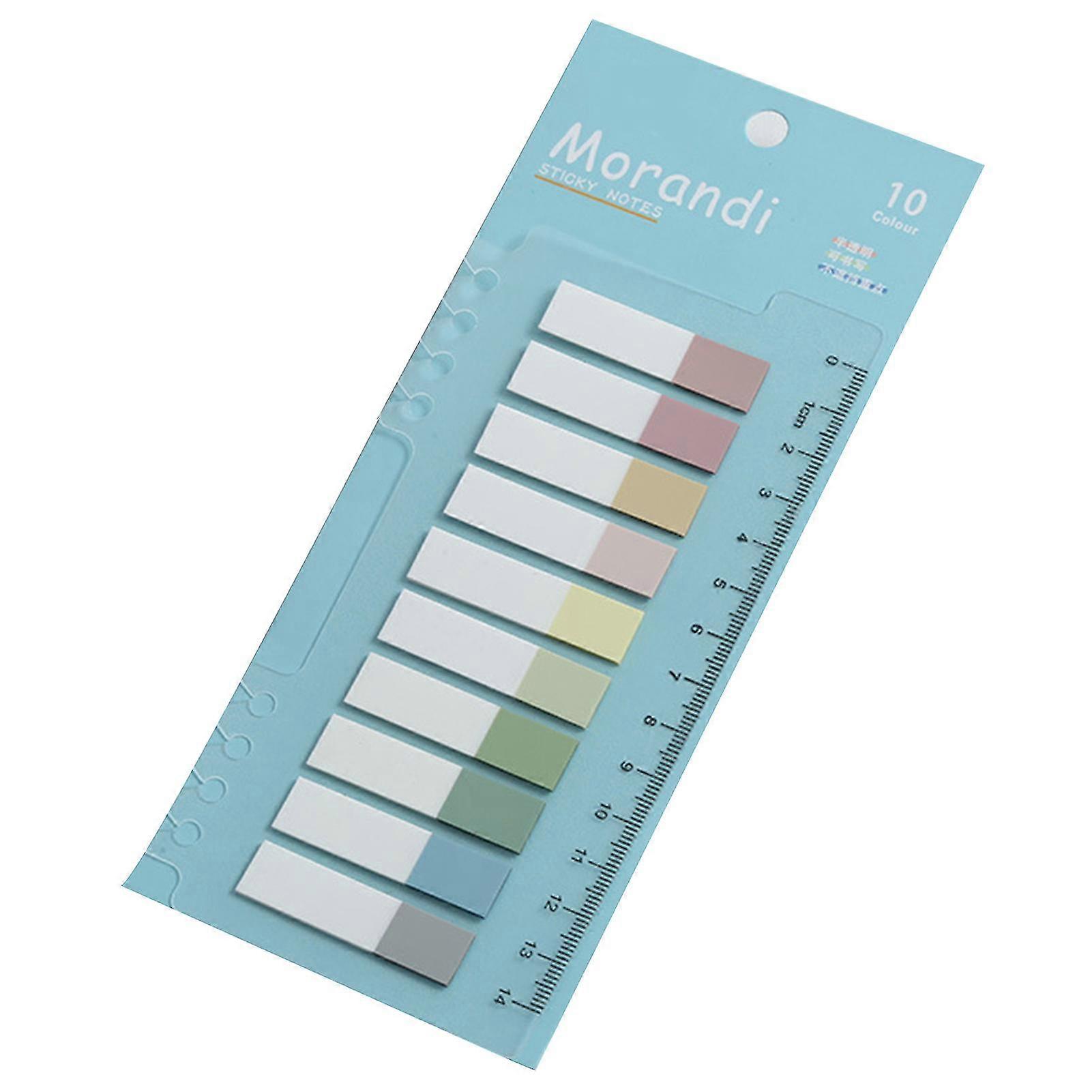 Transparent Sticky Portable Multipurpose Ruler Note Pad