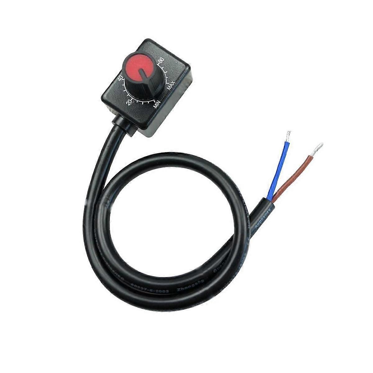DC 0/1-10V Knob LED Dimmer, Low Voltage Passive Dimmer PWM Dimming for 0-10V or 1-10V Dimmable Elec