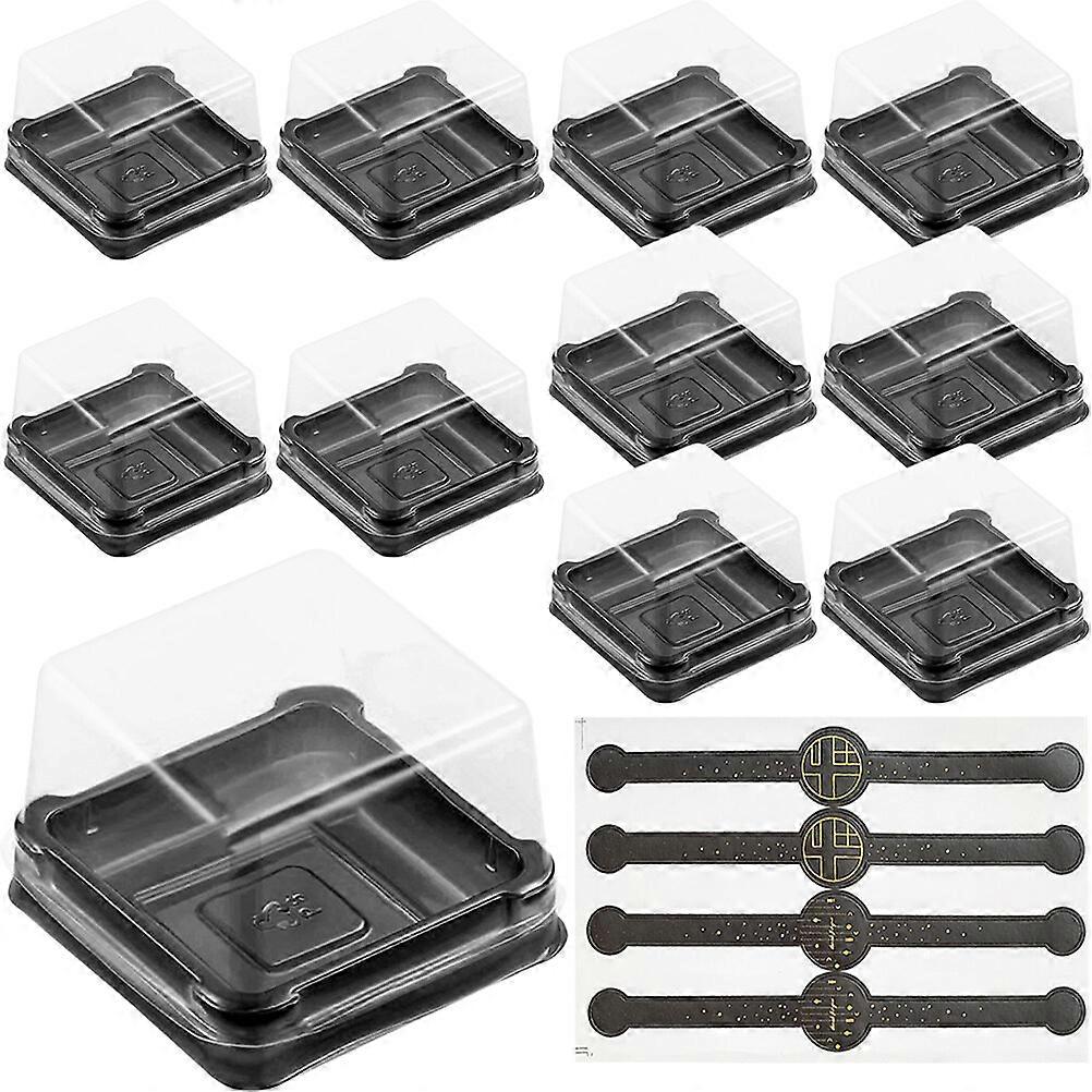 50 Sets of Compact Cake Boxes Party Cupcake Boxes Packing Boxes Mousse Boxes Cake Supply