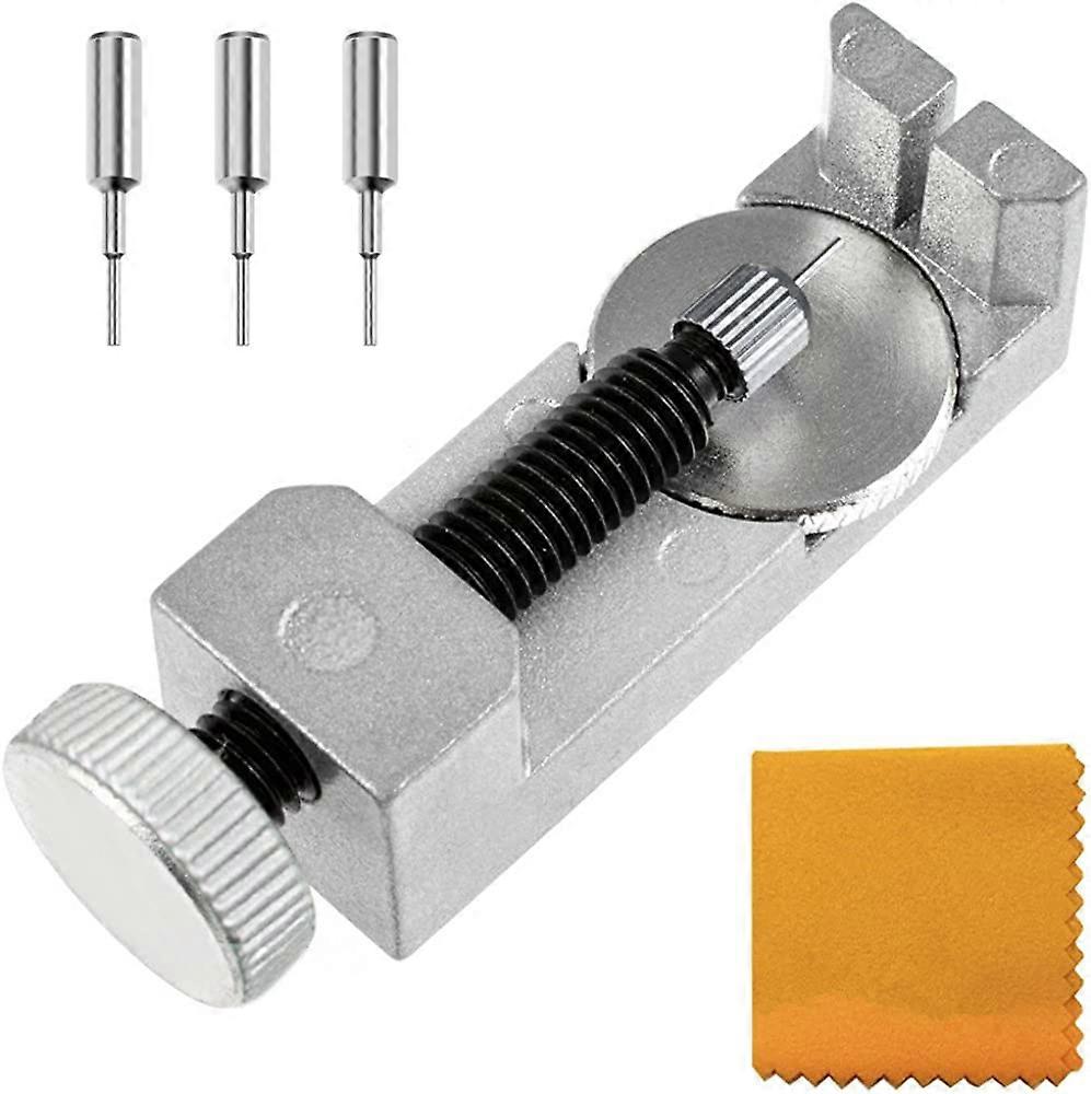 שעון רצועת קישור מסיר פינים מסיר פינים ערכת תיקון כלי נגינה ללהקת שעונים לשענים עם 3 פינים נוספים