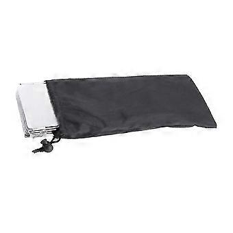 Camping Wind Shield Foldable Aluminium Alloy Wind Shield With Cloth Bag For Barbecue Outdoor Camping