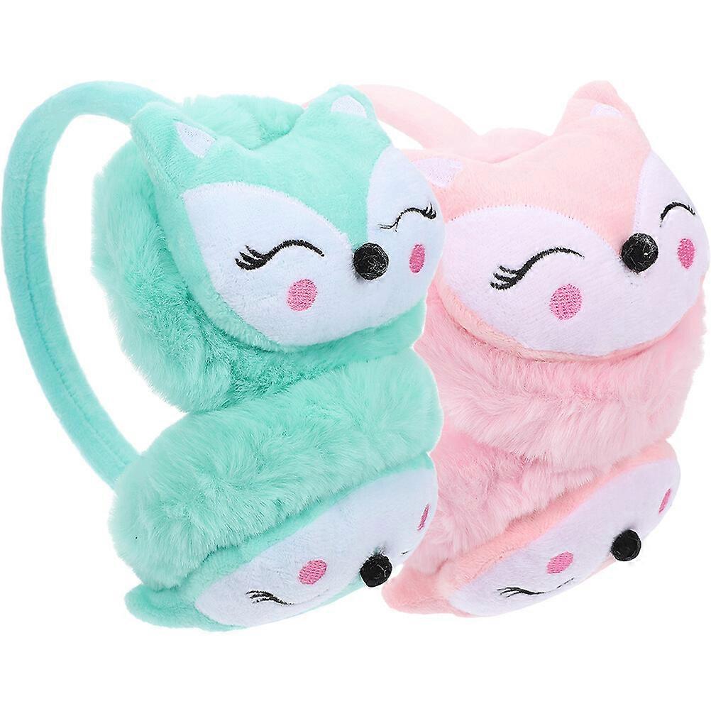 2 Pz Cuffie Confortevoli Scaldaorecchie Per Bambini Riscaldatori Copriorecchie Riscaldanti Coperture Protettive Per Orecchie Invernali