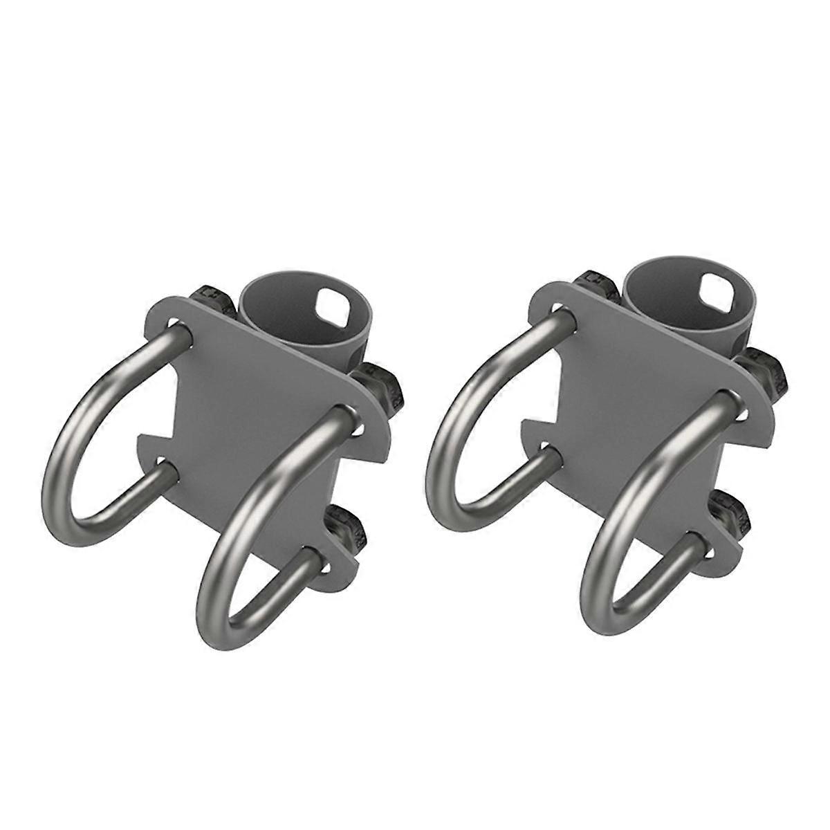 طقم التثبيت مع محول الأنابيب للقطب / RV / السقف / SUV / الصاري السقفي الخارجي إلى القطب إلى محول تركيب الأنابيب T2m1