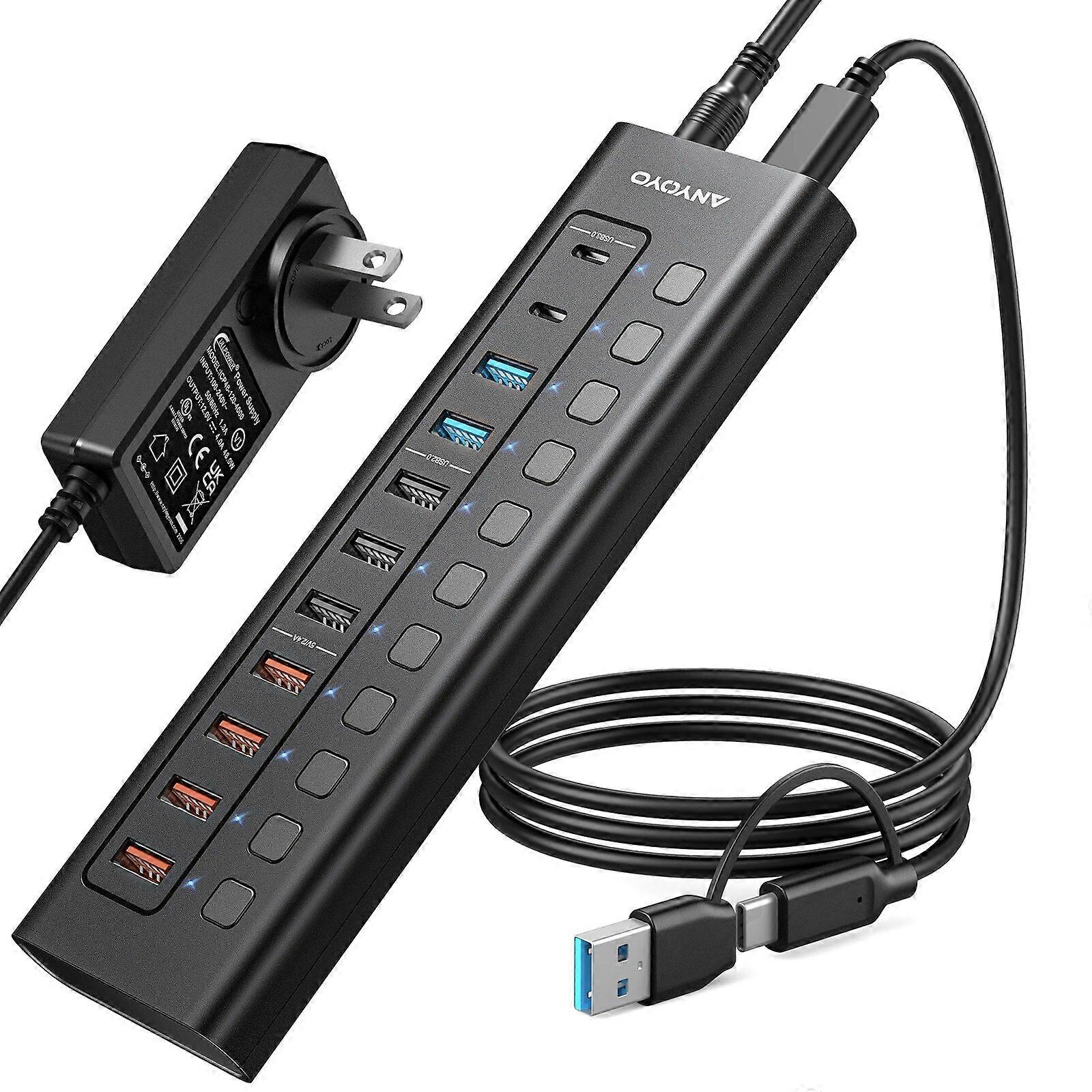 Acasis Type-C Hub USB Splitter 11/16 Porturi USB C Hub Cu Adaptor USB Steam Deck Dock Pentru Laptop Desktop Pentru Mouse Tastatură