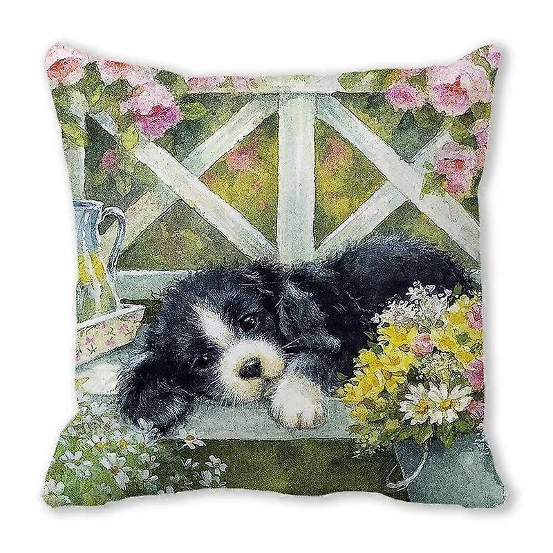 Tryck örngott Soffa Kuddfodral Designstil -1220