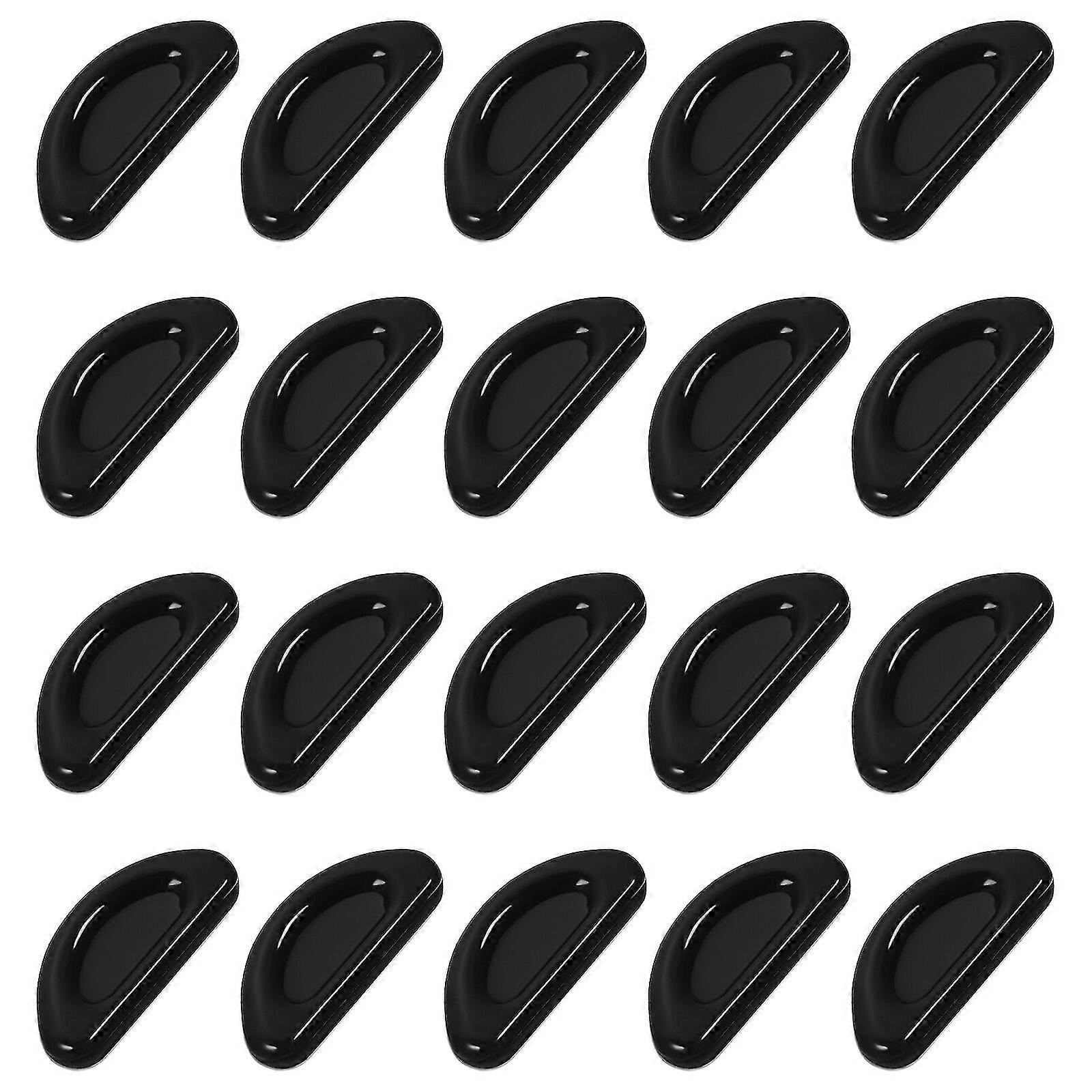 10 Pairs D Shape Silicone Nose Pads Glasses Nose Pads Sunglasses Nose Cushions
