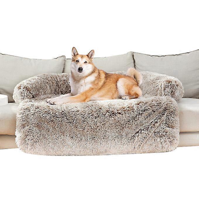 Dog Bed Fluffy Plush Dog Mat for Furniture Protector