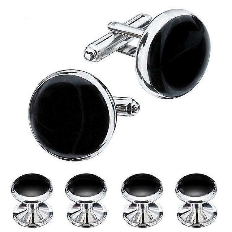 Cufflinks and Studs Set for Tuxedo Shirts and Wedding