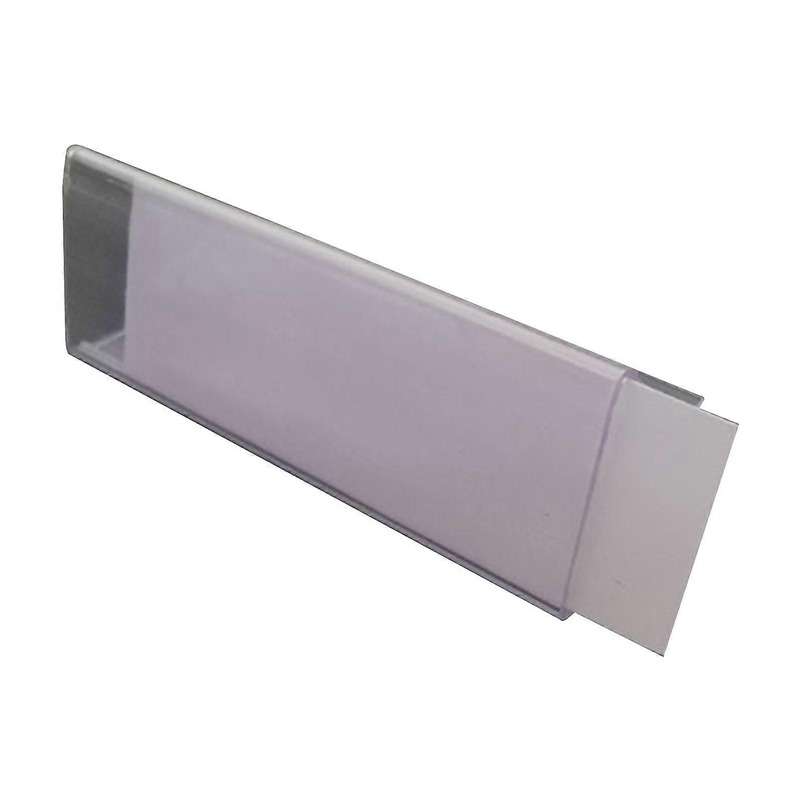 30-Pack Label Holders Wire Shelves Transparent Ticket Price Tag Holders Easy Wipe Clean Sustainable Display Solution
