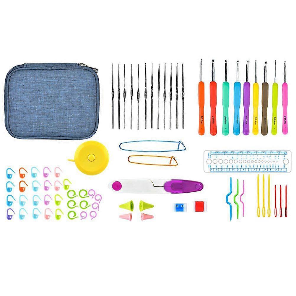 72 Pcs Knitting Set Knitting Needles Set Knitting Hook Crochet Hooks Set Weaving Needles