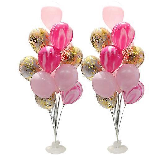 2 Sets of Balloon Stand Kits ,Reusable Ballon Column Stand for Party