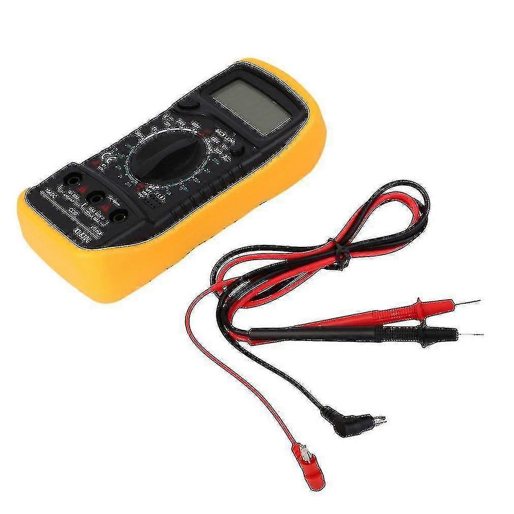 Display Digital Multimeter Xl830l Volt Meter Ammeter Ohmmeter Yellow Tester