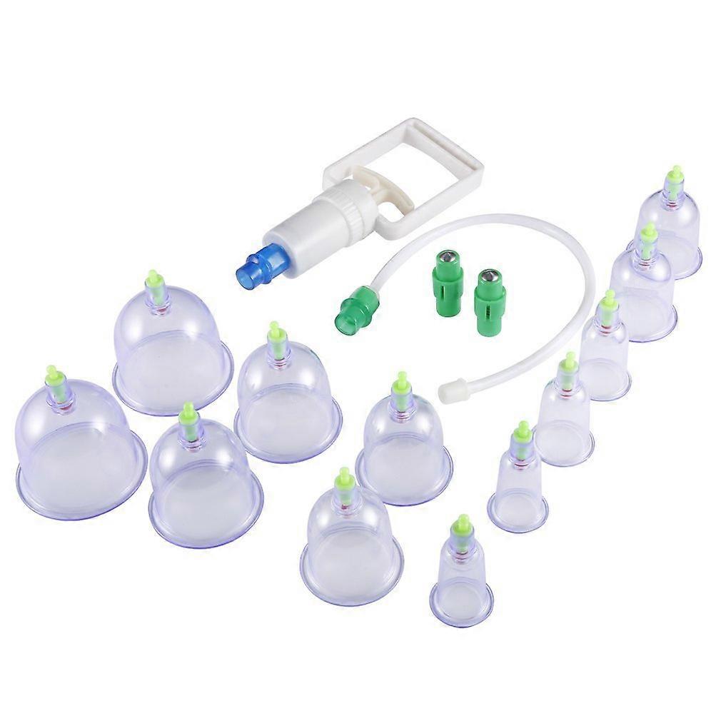 12db / készlet kínai egészségügy orvosi vákuum test cupping terápia csészék masszázs test relaxáció egészséges üzenetkészlet biztonságos