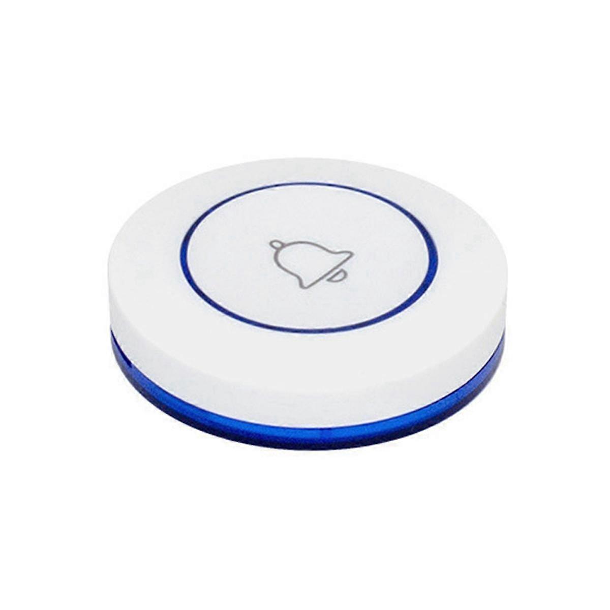 Call Button Restaurant Pager 433MHz Wireless Doorbell Bell Button for Home Security Alarm System Hardware Blue