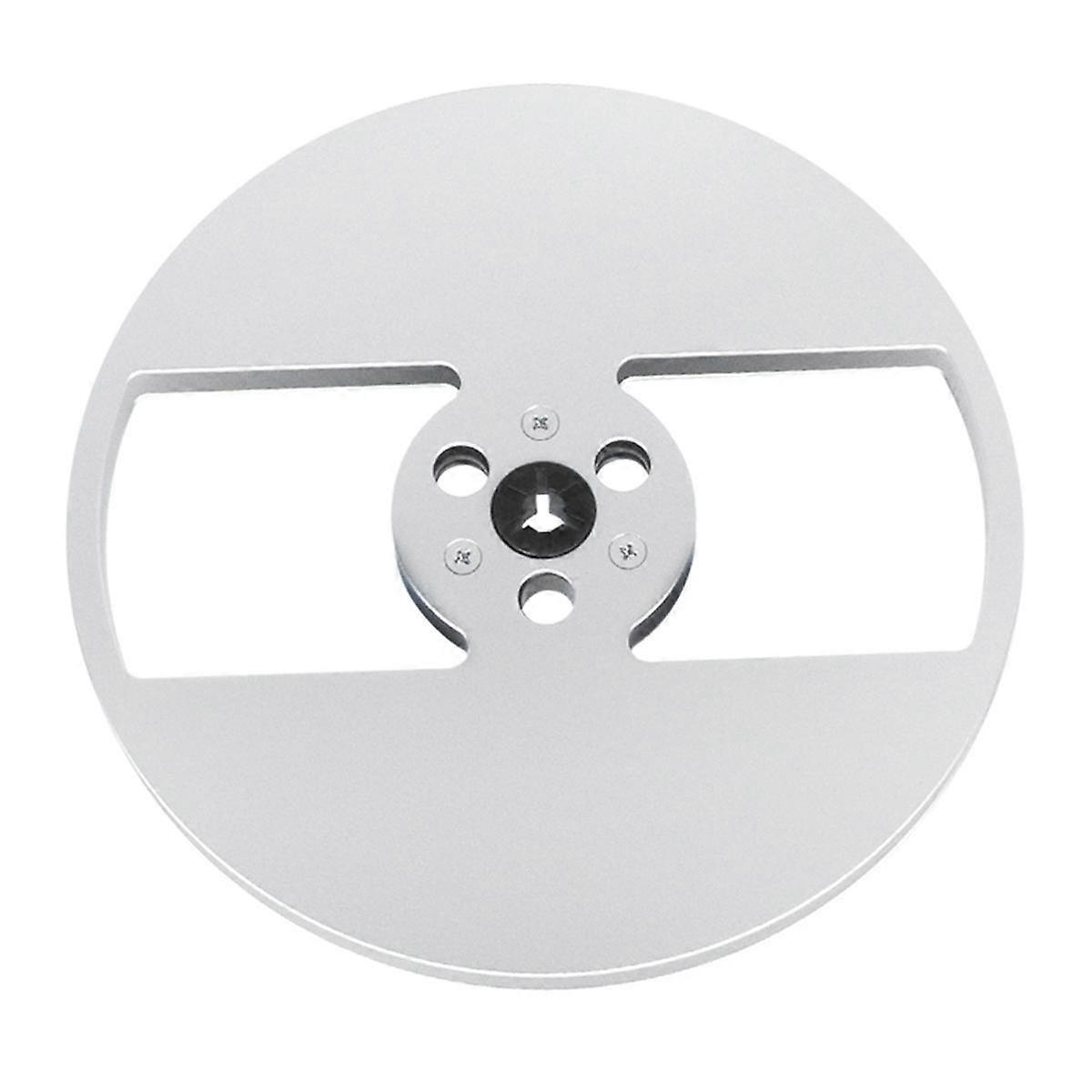 1/4 7 Inch Empty Tape Reel Universal Open Reel Sound Tape Empty Reel for Reel to Reel for /ReVox Studer Silver