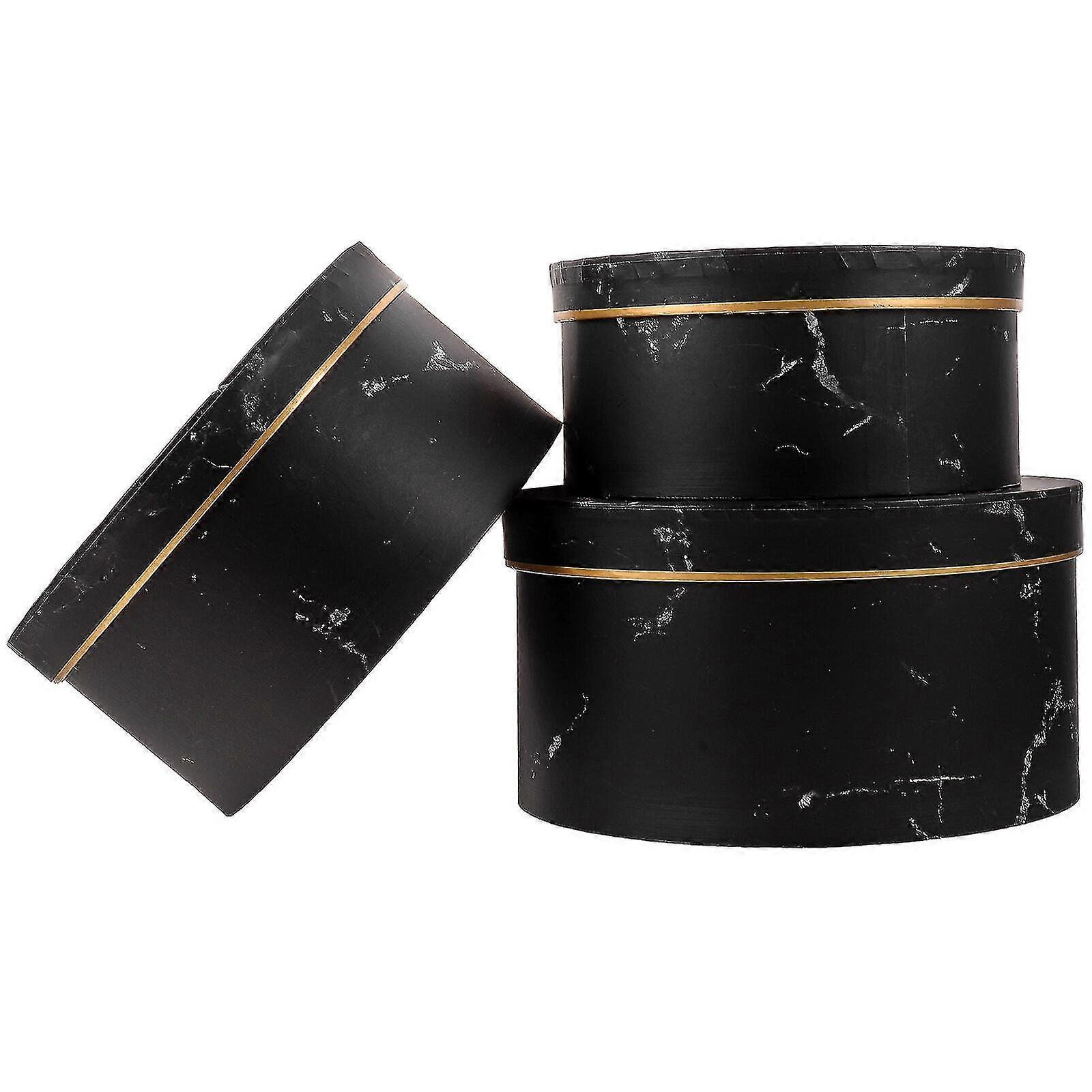 3pcs Paper Gift Storage Boxes Trinkets Packing Box Candy Wrapping Boxes Flower Paper Box