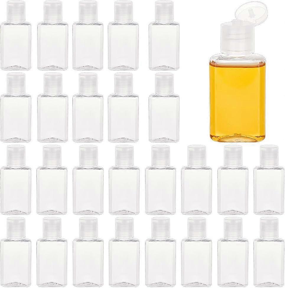 120Pcs 30ml/1.01oz Plastic Travel Bottles Leakproof Squeeze Bottles with Flip Caps Clear Mini Shampoo Bottles Small Empty Bottles Refillable Travel Co