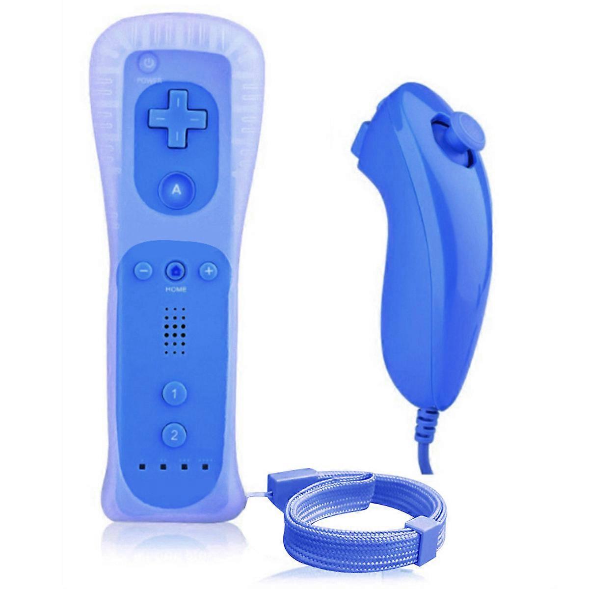 Remote and Nunchuck Controller Wireless Game Handle Remote Nunchuck Controller Compatible for