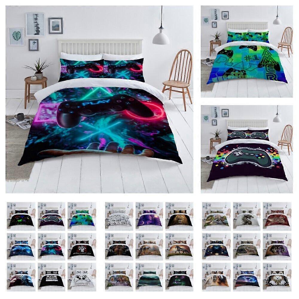 v6045 Lençóis Conjunto de Cama Animal Capa de Edredão Jogo Handle Comforter Capa Colcha Lençóis IU6045