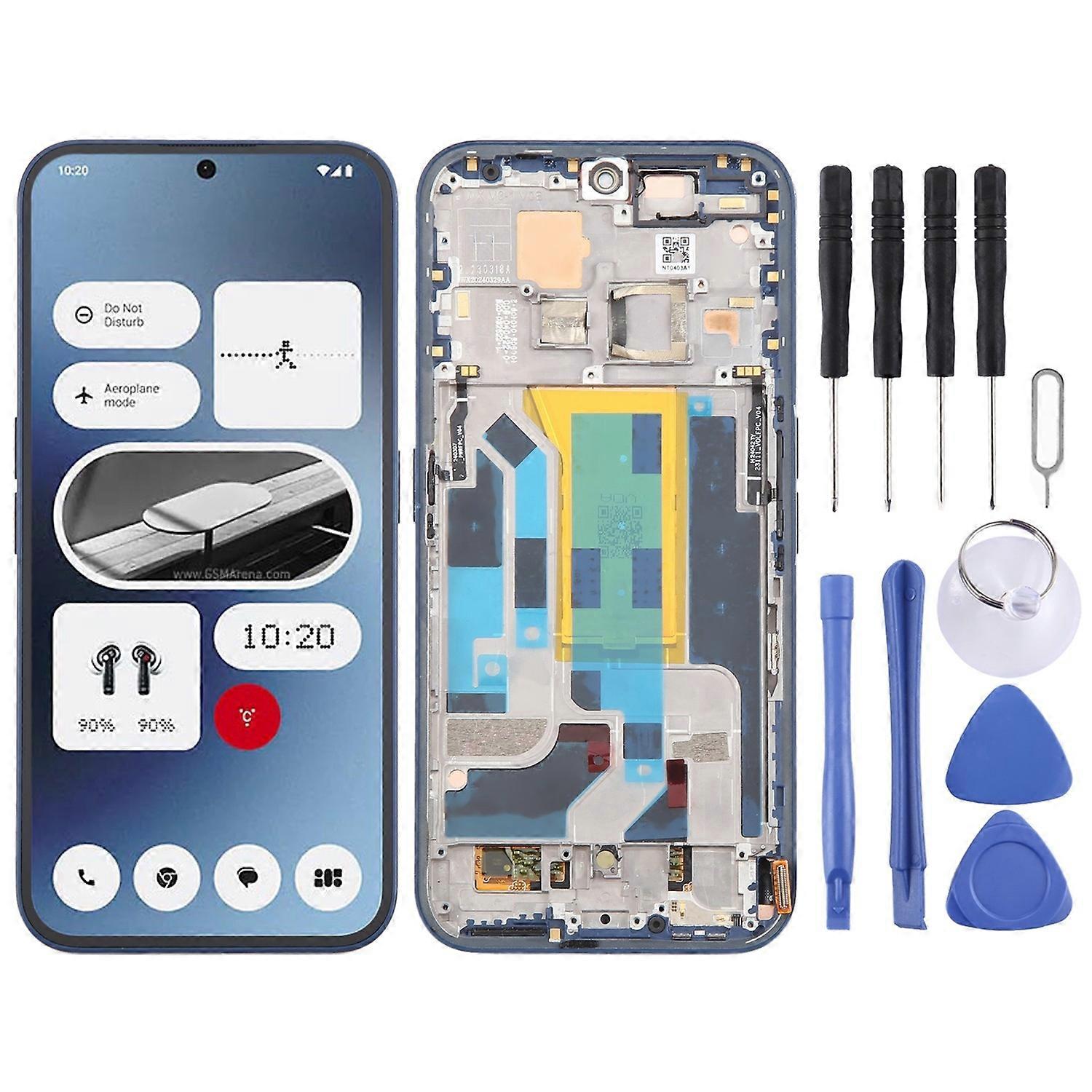 For Nothing Phone (2A) A142 5G Original LCD Screen with Frame