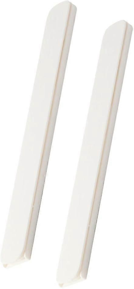 4Pcs(2 Pair)Drawer Slide Multifunctional Self-Adhesive Drawer Guide Replaceable for Drawers Slide White 26.4 x 3 cm