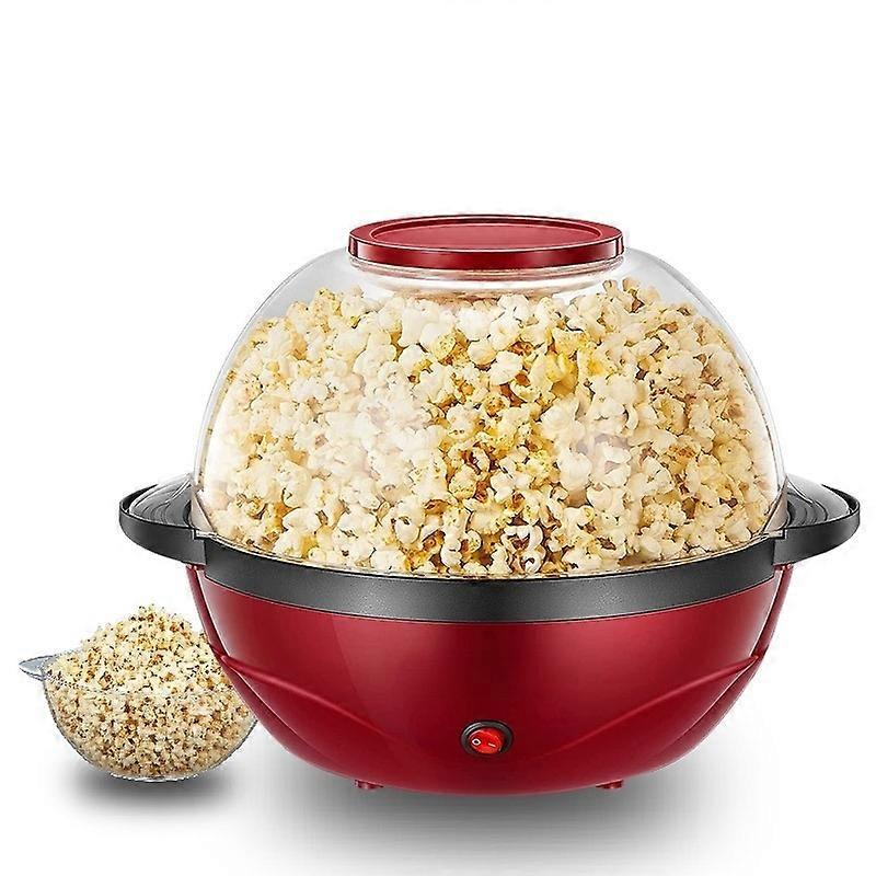 Popcorn Machine, 3.8-Quart Popcorn Popper maker, Nonstick Plate, Electric Stirring with Quick-Heat T