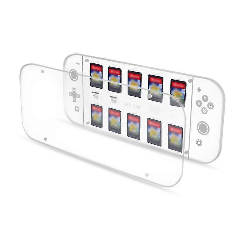 Type A AOLION ALNS208301 Game Card Holder for Nintendo Switch Memory Cards Acrylic Storage Box