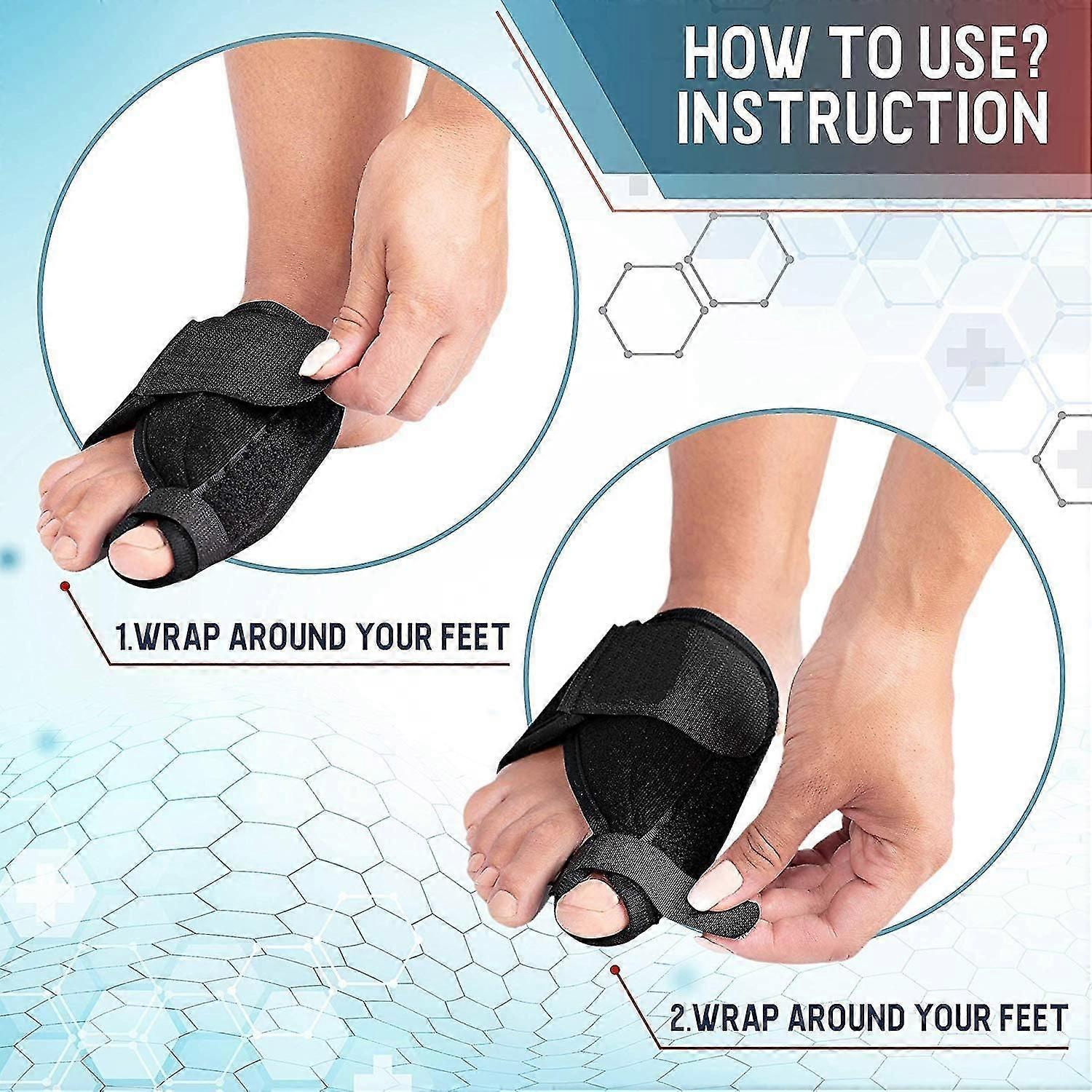 B Corrector And B Relief, Orthopedic Big Toe Straightener, Elastic And ...