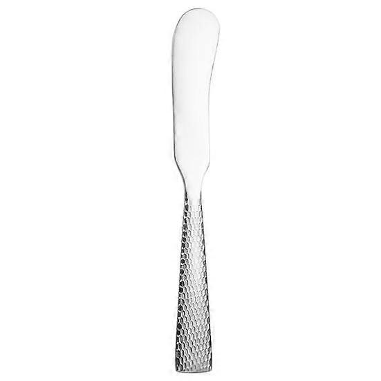 Stainless Steel Butter Spreader Non-slip Textured Ergonomic Handle Cheese Jam Spatula Kitchen Condiment