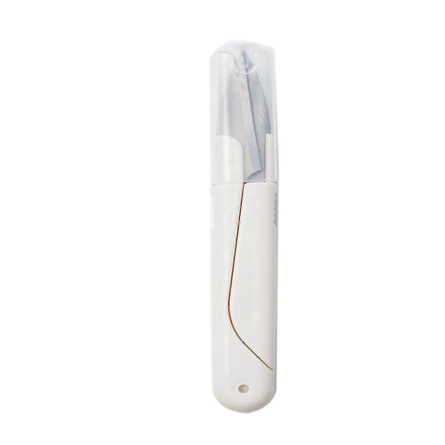 Thread Snip White Labor Saving Versatile Small Plastic Thread Snip Clipper for Cross Stitch DIY Knit