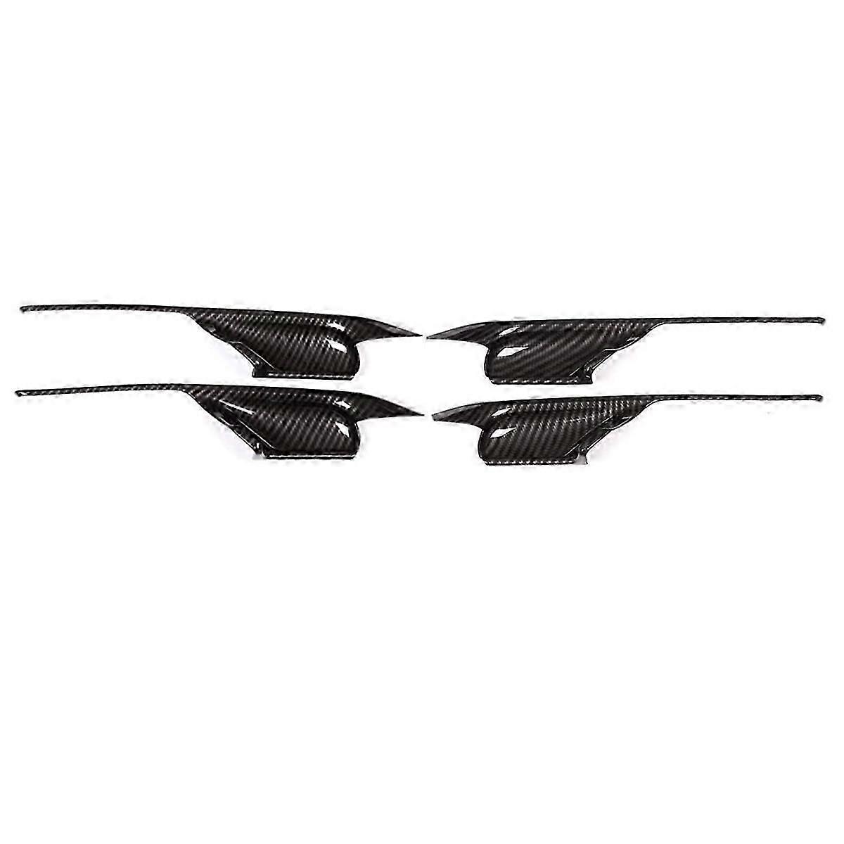 4Pcs Car Inner Door Handle Bowl Door Handle Trim Sticker suitable for X5 F15 X6 F16 2014-2018