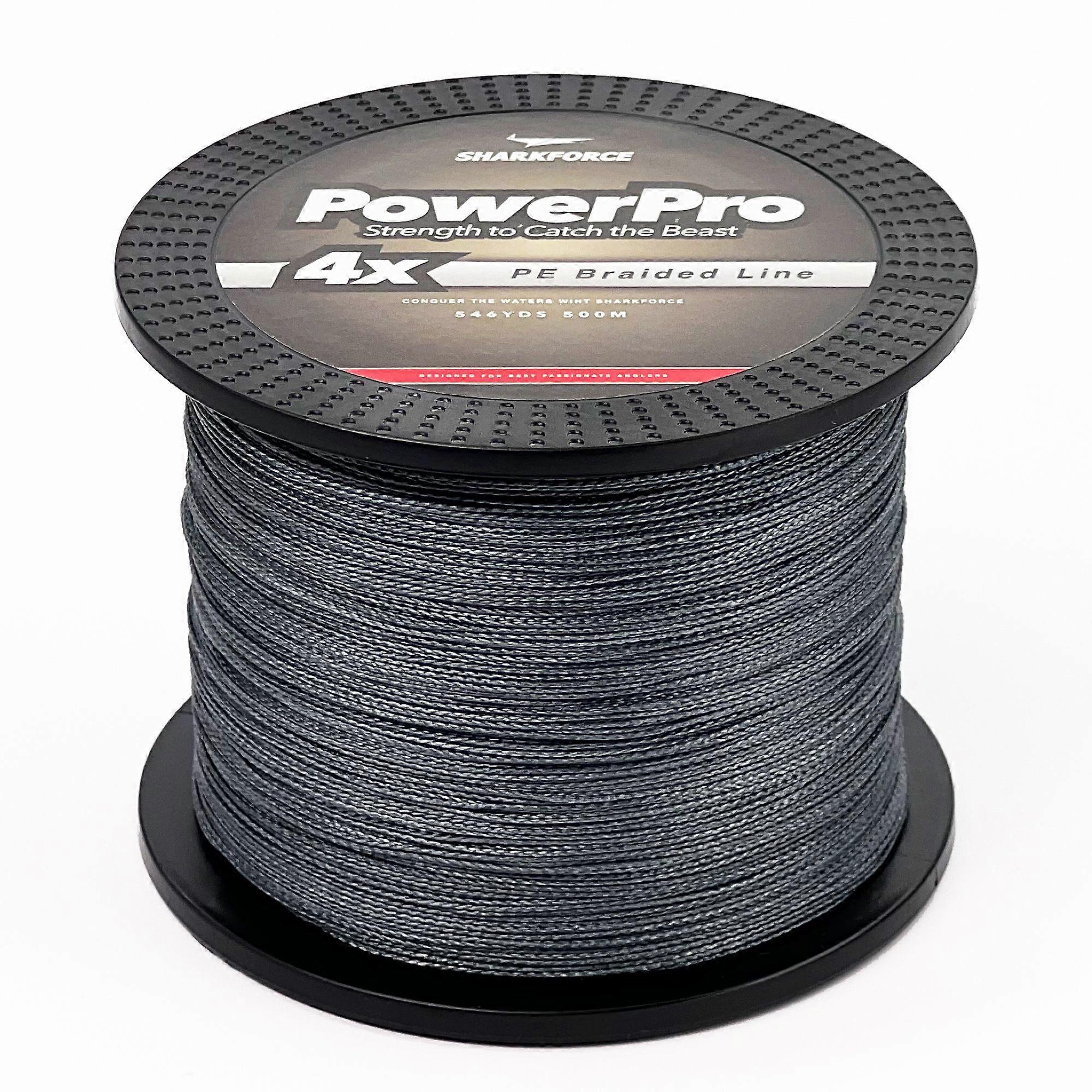 PE Fishing Line 500m/546yds 4 Strand Super Strong Fishing Line for Sea River and Ice Fishing 10lb-80lb Without Scale or Ruler