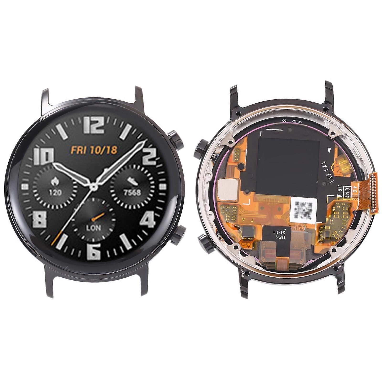 COMPATIBLE Ecran LCD et numériseur Ensemble complet avec cadre pour Huawei Watch GT 2 42mm