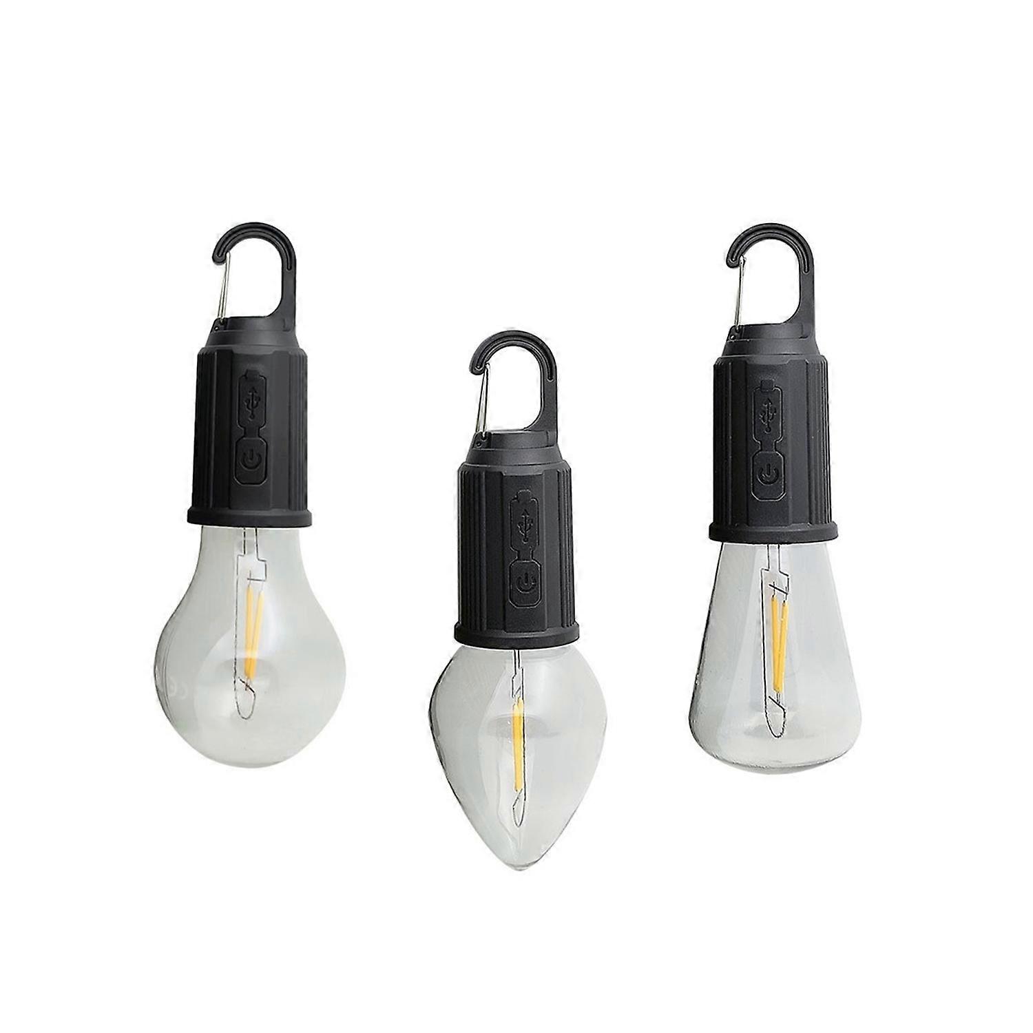 Rechargeable Portable Outdoor Ambient Light LED Multi-function Camping Light 3 Adjustable Brightness