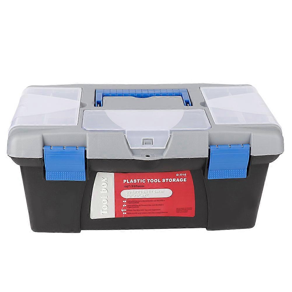 Large Medium Plastic Tool Box Case Lockable Removable Storage Compartment Cantilever
