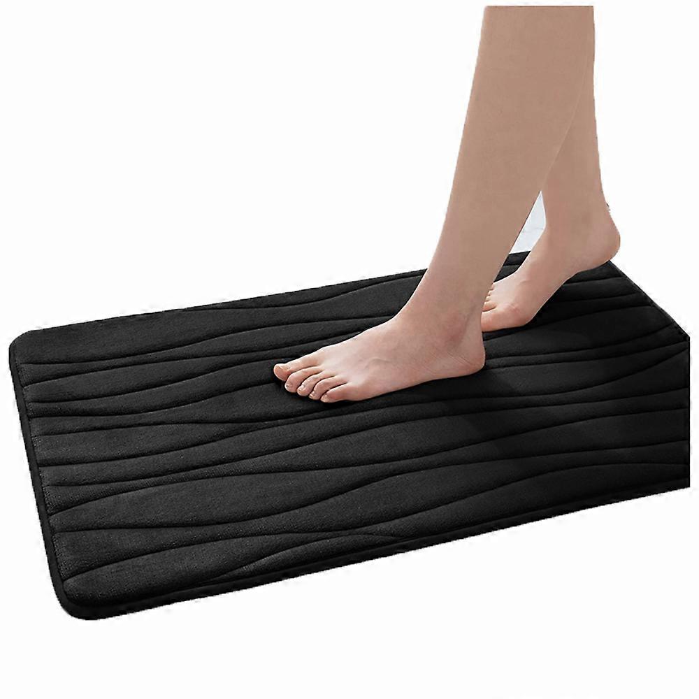 Bath mat set 2 pieces memory foam absorbent bath mat set non-slip washable bath mat set 2 pieces