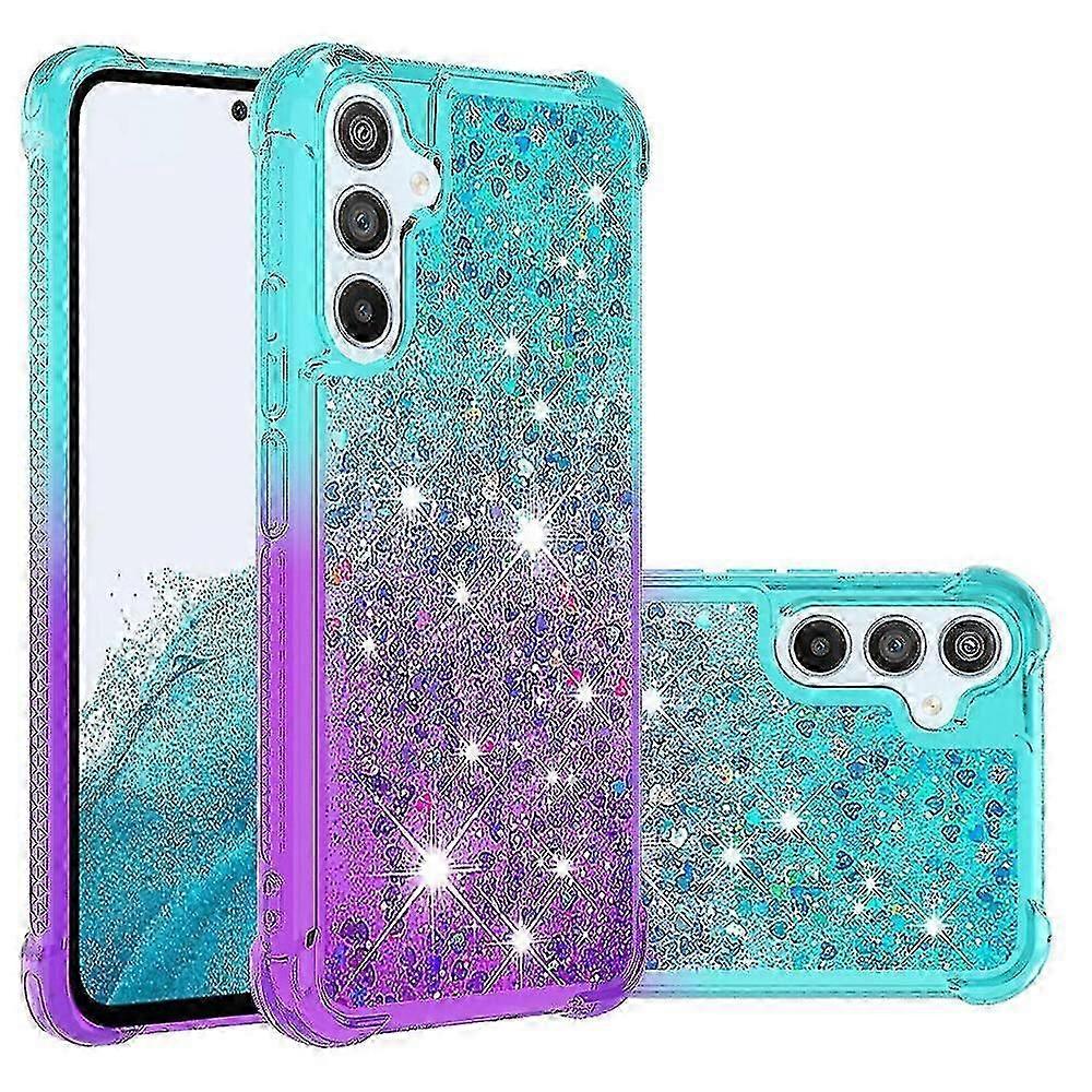 Compatible With Samsung Galaxy A54 5g Case Gradient Quicksand Gradient Quicksand Soft Tpu Bumper Cushion Cover_Gift for G