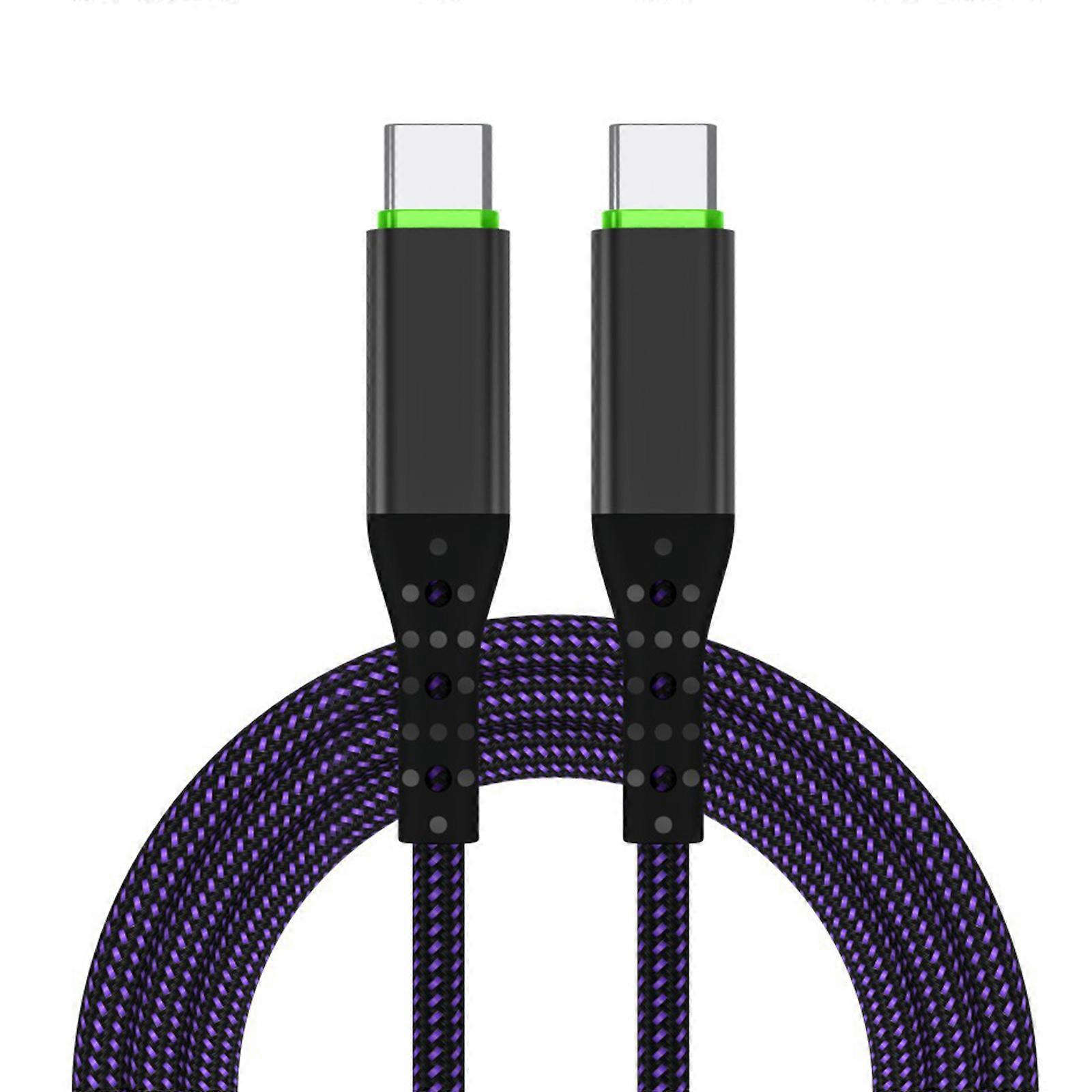 Quick Charging Type C Connectors Data Cable Power Supply Wire Line 60W/100W Fast Charging Cord for Phones Tablets