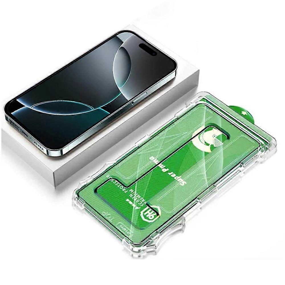 For iPhone 16 Plus Screen Protector PET Matte Scratch-Resistant Film with Auxiliary Tool