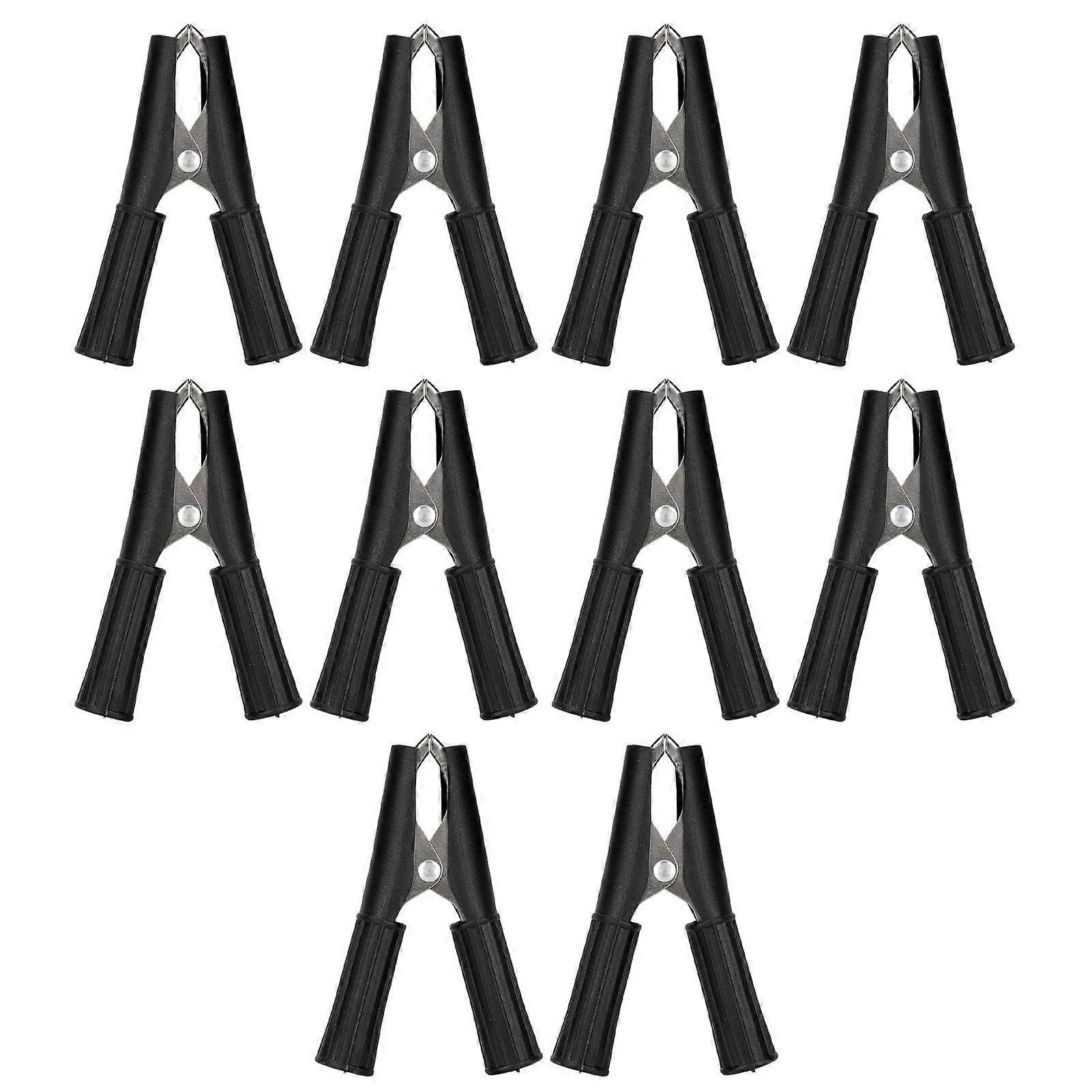 Durable Insulated Electrical Test Clamp - 30A, High-Quality Steel, Multifunctional Use