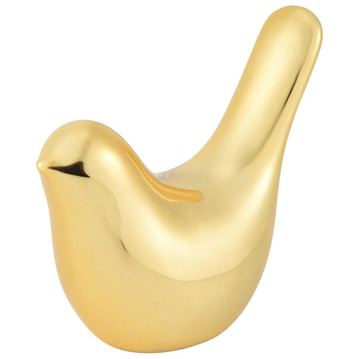  House Figurines Modern Ceramic Bird Statues -M