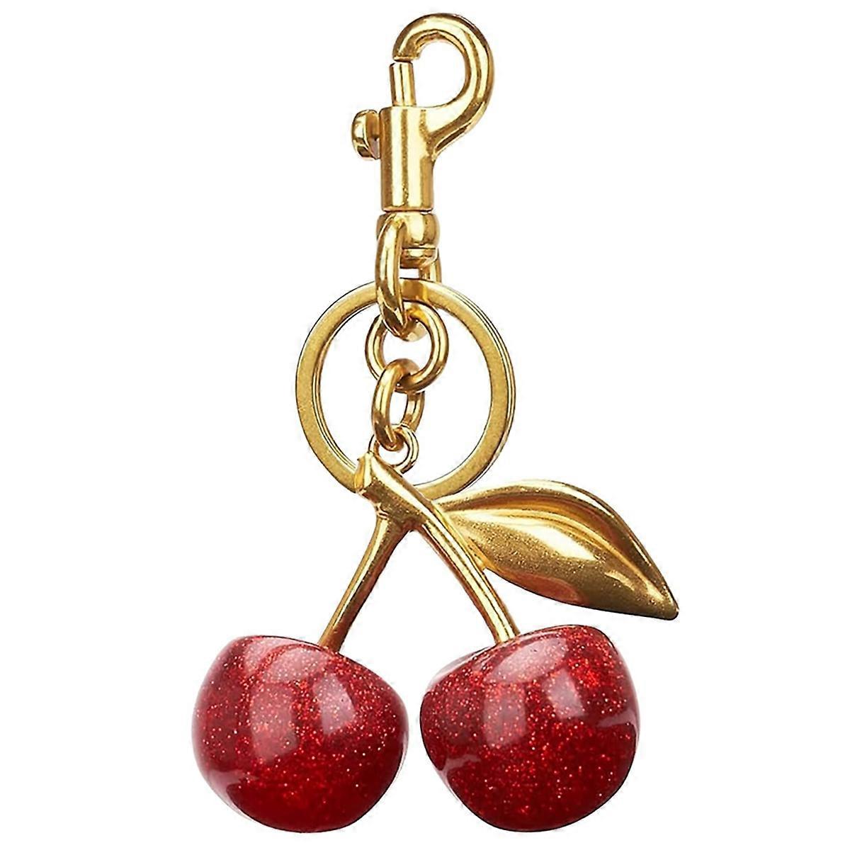 Cherry Bag Charm and Keychain Accessory Purse Charm-Perfect