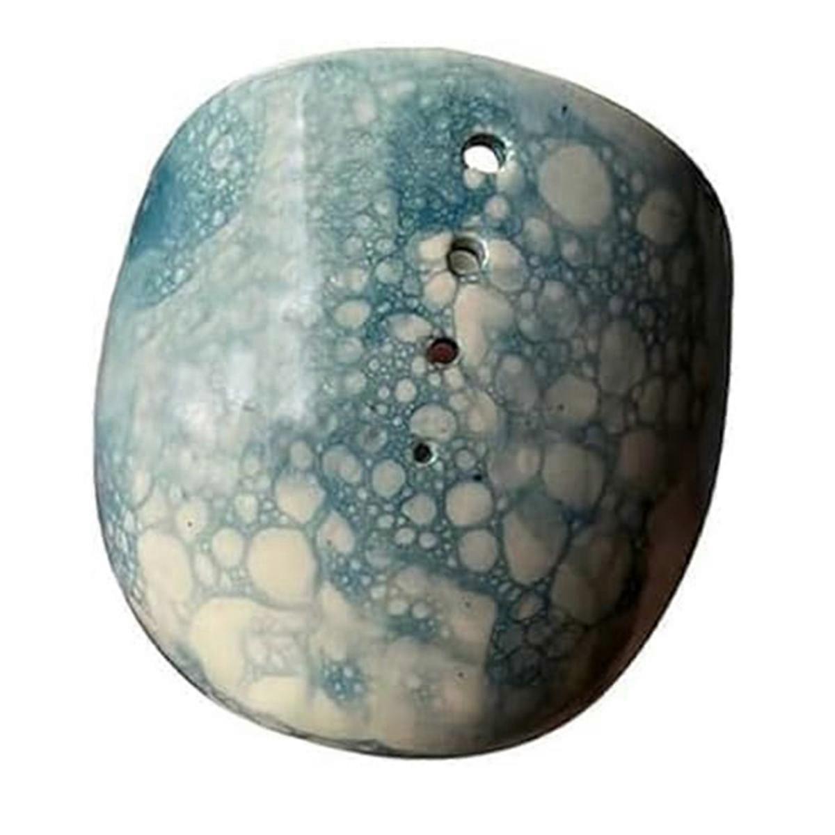 Resin and ceramic handmade herbs separator bowl. Tool B.