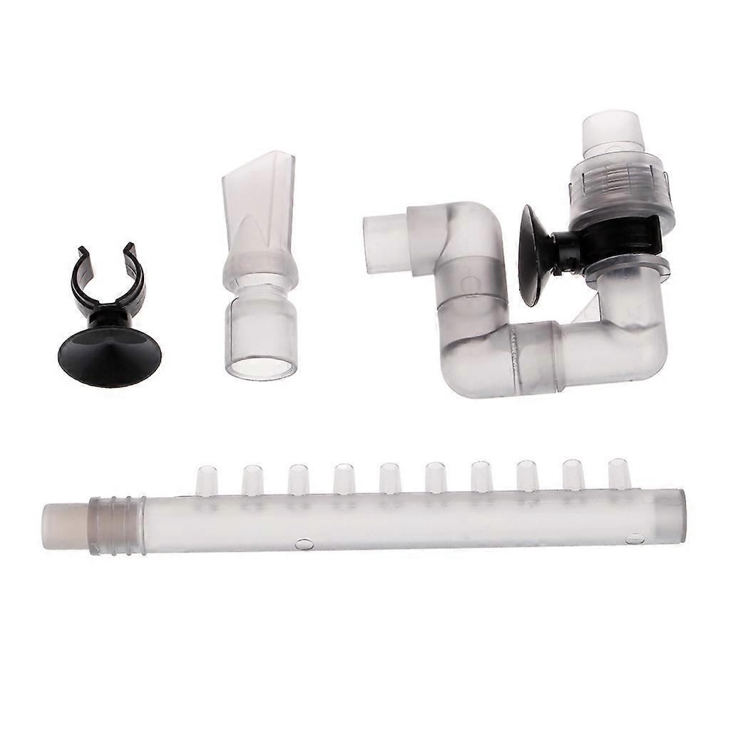 Canister Filter Parts for Fish Tanks External Filters Aquarium Outflow Outlet Set Suitable for Filters with 12mm Tube Light Grey