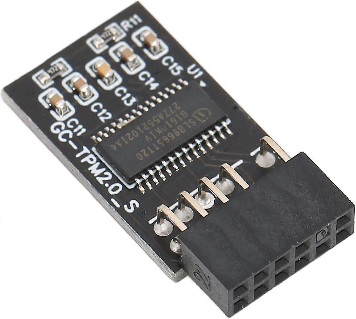 Tpm 2.0 Encryption Security Module For Gigabyte 12pin Lpc Interface High Remote Card, 12 Pin Compatible With Lcp Spi Tpm2.0 Pin Motherboards, Tpm Pcb