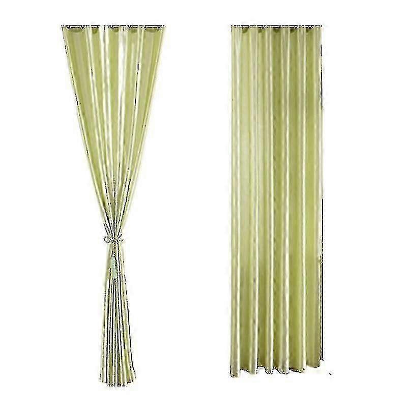 Window Curtain No Odor Comfortable Rod Through Curtain Room Darkening Window Curtain For Bedroom