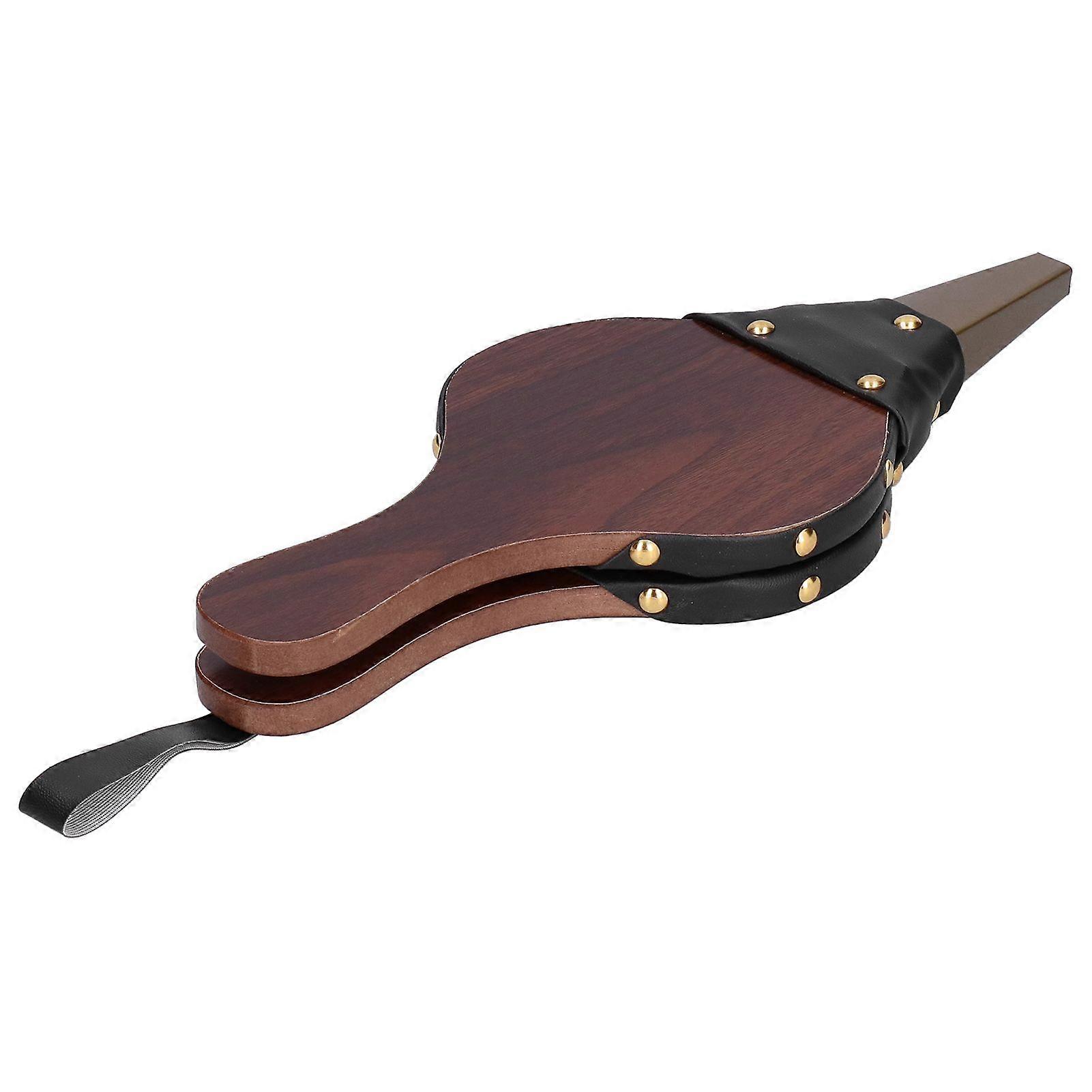 暖炉用ベローズ ポータブル手動木材エアブロワー アウトドアキャンプバーベキュー用ファイヤーツール