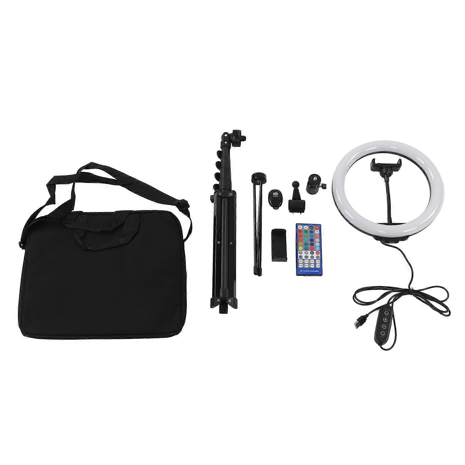 LED Ring Light Set Selfie Fill Light with Tripod Stand for Live Stream Makeup Photo Video