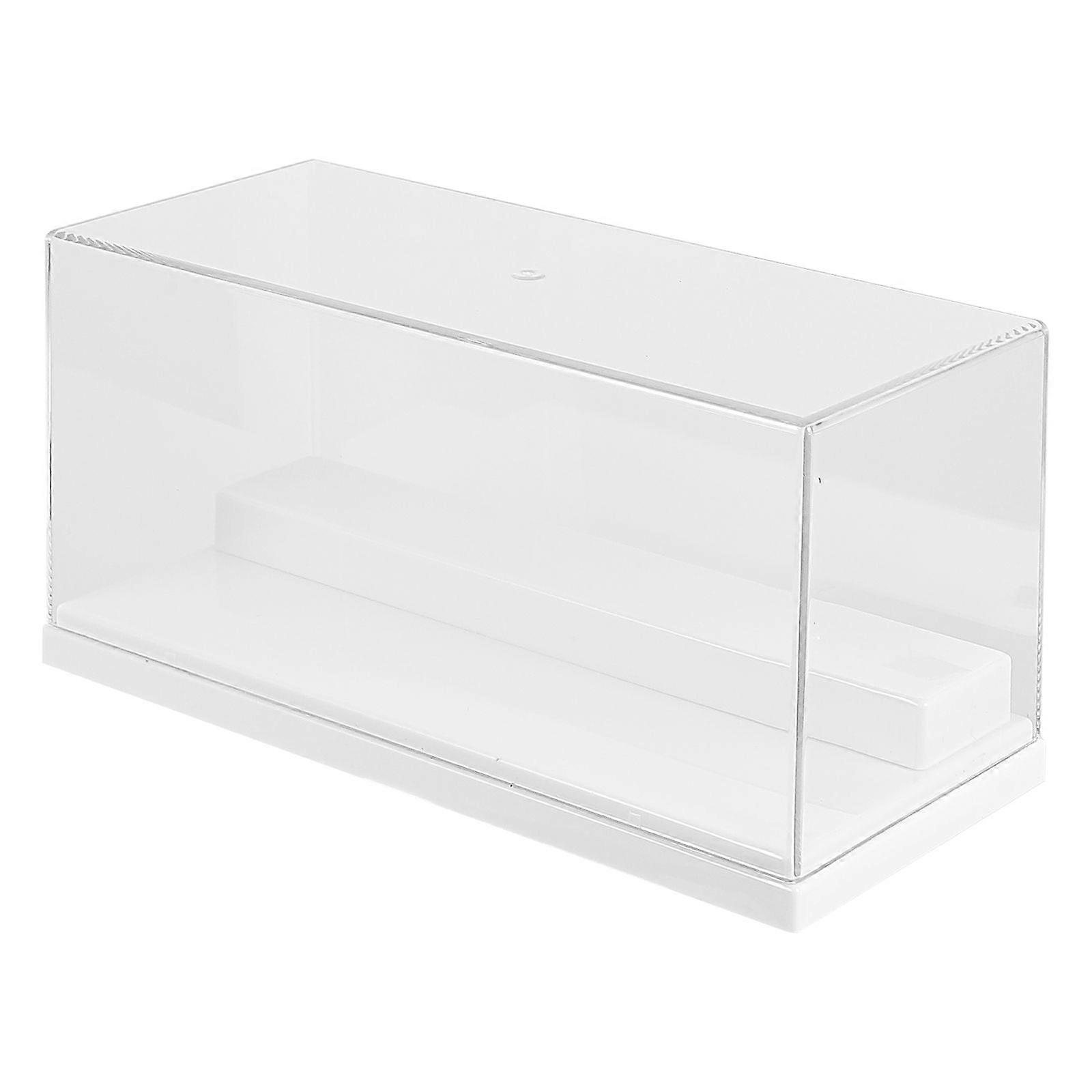 1Pc Plastic Display Box Handicraft Storage Shelf Double-layer Model Box