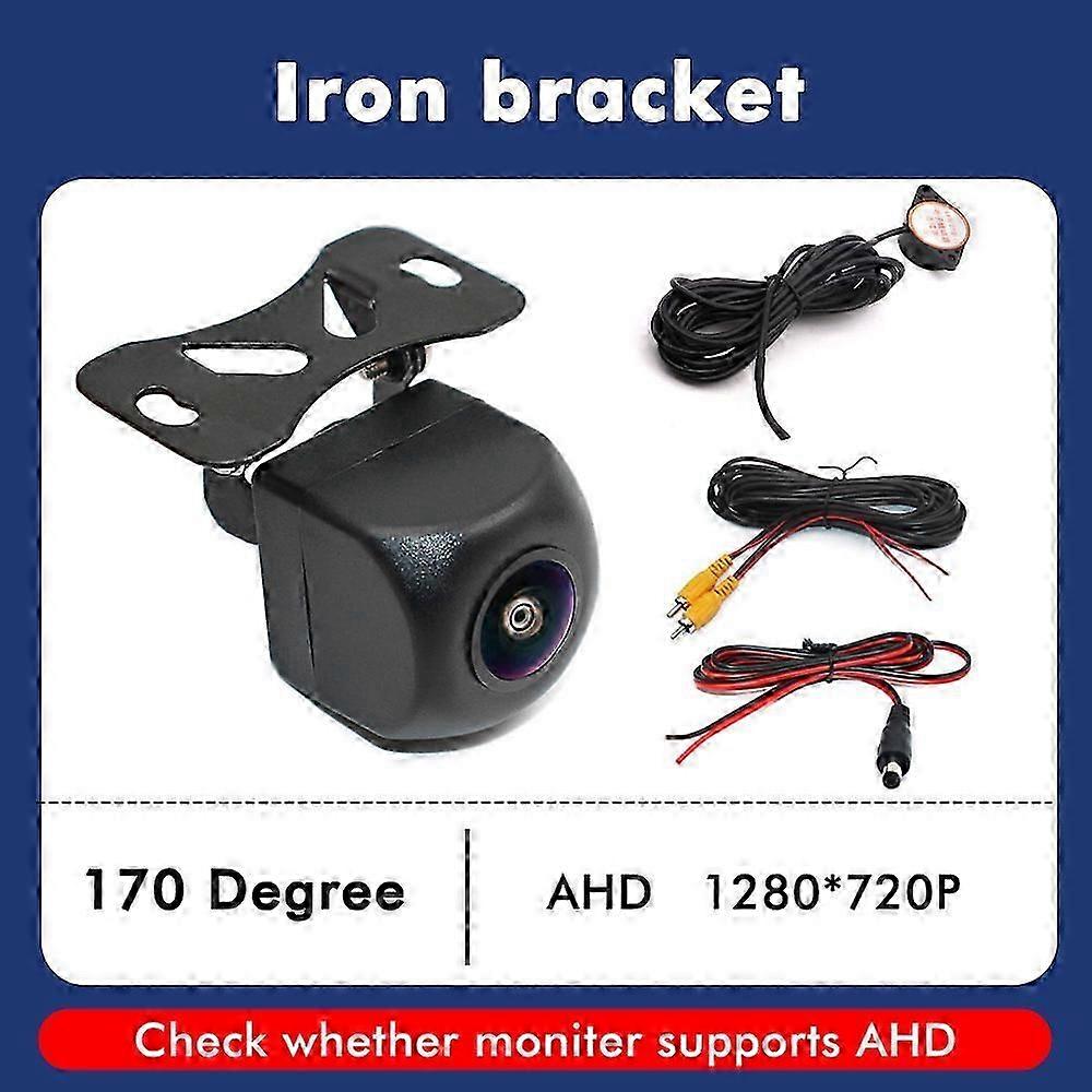 NEW AI Car AHD Rear View Camera Silver Night Vision Wide Angle Artificial Intelligence HD Parking Reverse Vehicle Backup Camera